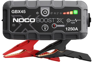 Startovací zdroj, booster 12V, 1250A, Lithium-Iontová baterie 31 Wh, pro benzínové motory do objemu 6,5 l a dieslové motory do 4 l Boost GBX45 NOCO