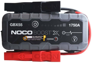 Startovací zdroj, booster 12V, 1750A, Lithium-Iontová baterie 46 Wh, pro benzínové motory do objemu 7,5 l a dieslové motory do 5 l Boost GBX55 NOCO