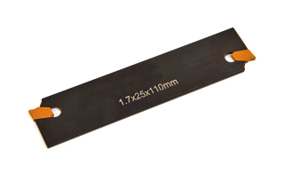 Náhradní planžeta 1.7 x 25 x 110 mm s VBD hroty GTN 2 pro upichovací držáky