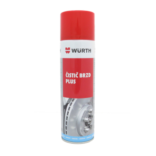 Čistič brzd plus Würth, čistič na brzdy automobilů a motocyklů, 500 ml