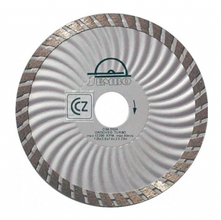 Kotouč diamantový profilový, DPT turbo segmentový 115 mm, Sembo