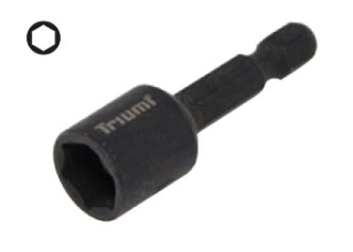 Nástavec 6 hran 1/4" magnetický pro matice a šrouby, tvrzený, 10 mm, Triumf