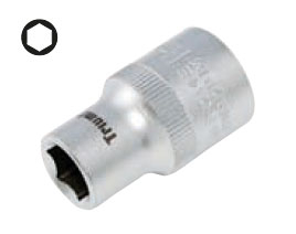 Hlavice nástrčná 1/4", 6 hran, CrV, 5.5 mm, Triumf