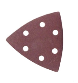 Brusné plátno tvar Delta 93x93x93 mm se suchým zipem, 10ks, Triumf