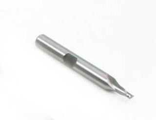 Fréza z rychlořezné oceli HSS, 2 břity, dřík 6 mm, průměr 1 mm