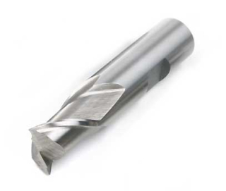 Fréza z rychlořezné oceli HSS, 2 břity, dřík 12 mm, průměr 12 mm