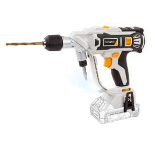 Aku vrtačka a aku šroubovák v jednom TWIN DRILL, 18V Li-Ion, bez baterie a nabíječky, bateriová platforma MAXXPACK BATAVIA