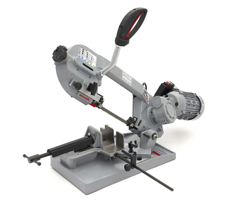 HBM 125P, přenosná pásová pila na kov, litinová základna, 550 W, 25 kg