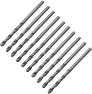 Vrtáky broušené HSS, 1 mm, sada 10 kusů, Welzh