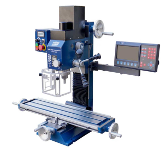 HBM BF 25 s DRO - frézka na kov, vario otáčky, 3-osé odměřování s LCD displejem, kužel MK3, 120kg