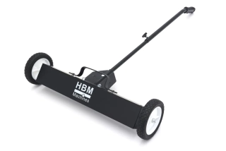 Magnetický smeták - pojízdný sběrný na železo s výsuvnou rukojetí, sběrná síla až 22 kg