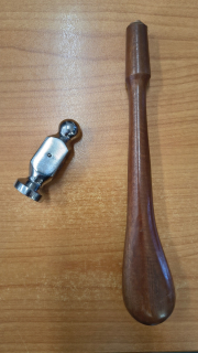 Kovotepecké kladívko ergonomické Model 1 - 25 mm - zlomená násada