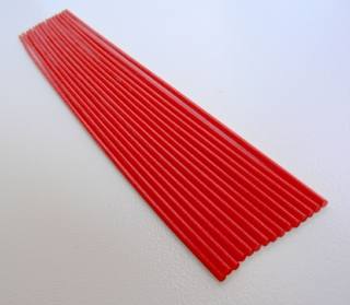 Tyčinka svařovací, polyethylenová (PE), průměr 3,2 mm, 4,5 m, červená, Triumf