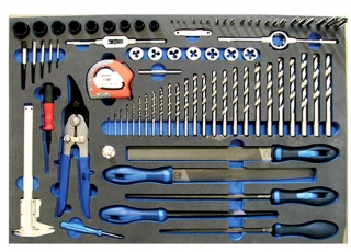 Modul pro zámečníky, 67 dílů, rozměr - 585 x 405 x 35 mm, Triumf