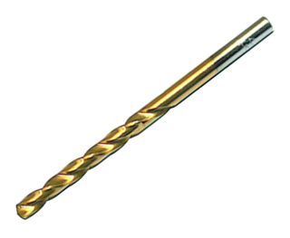 Vrták broušený titan HSS-TiN, DIN 338 - 5.0 mm, 1 ks, Triumf
