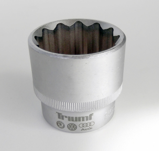 Hlavice nástrčná 1/2", 36 mm, 12 hran, na matice poloos automobilu, Triumf