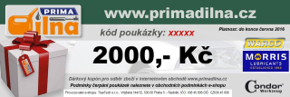Prima Dílna - dárkový poukaz v hodnotě 2000,-