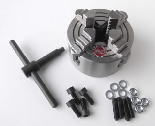 Nezávislé soustružnické sklíčidlo 80mm, 4 čelisti - pro Mini soustruh, Warco