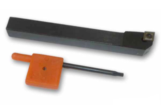 Soustružnický nůž SCLC pravý 3/8" (9,5 mm) s výměnným VBD plátkem CCMT 06, Warco