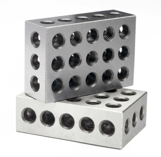 Přesné upínací bloky 1-2-3 (25,4 x 50,8 x 76,2 mm) pár, závit 3/8 Whit., Warco