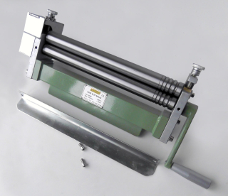 Mini zakružovačka-stáčečka plechu, upnutí do svěráku, šířka 300 mm, 11 kg, Warco