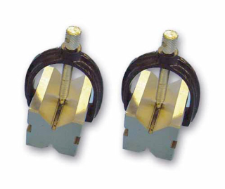 Přesné upínací V-bloky s třmenem, upínací průměr až 38 mm (1 1/2"), sada 2 ks, Warco
