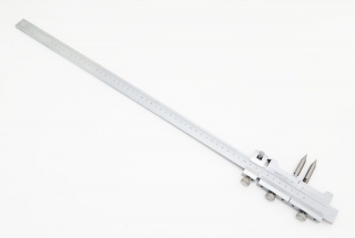Kružidlo ploché s mm dělením a jemným stavěním, DIN 862, 500 mm, KM