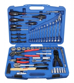 Sada nářadí, 1/4" + 1/2", Super-Lock 4 - 32 mm, 105 dílů, Triumf