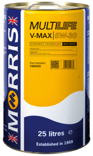 Morris Multilife ADT VA 5W-30, plně syntetický motorový olej, longlife, 25l