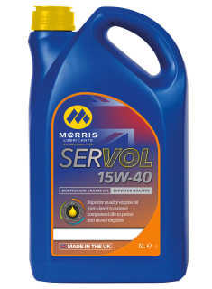 Morris Servol Performance Plus 15W-40 Mineral Motor Oil, 5l