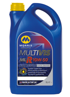 Morris Multivis MLR 10W-50, plně syntetický motorový olej, motorsport, 5l