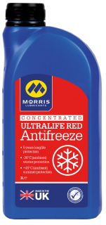 Morris Ultralife Red Antifreeze, chladicí kapalina do motoru, koncentrát, 1l