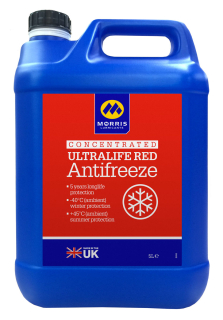 Morris Ultralife Red Antifreeze, chladicí kapalina do motoru, koncentrát, 5l