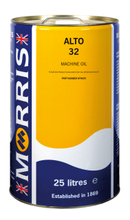 Morris Alto 32 Machine Oil, olej pro ložiska, převody a centrální mazání strojů, 25l