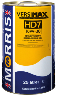 Morris Versimax HD7 10W-30, palivo šetřící motorový olej, 25l
