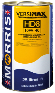Morris Versimax HD8 10W-40, plně syntetický nízkoemisní dieselový olej, 25l