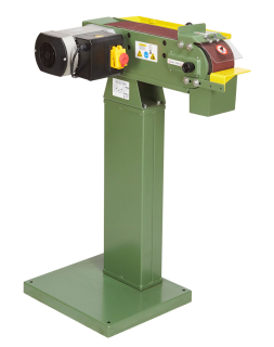 Výkonná pásová bruska se stojanem, 1 fáze, 1.5 kW - 40 kg, Warco