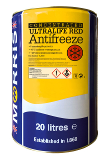 Morris Ultralife Red Antifreeze, chladicí kapalina do motoru, koncentrát, 20l