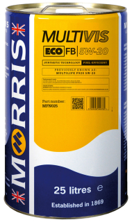 Morris Multivis ECO FB 5W-20, plně syntetický motorový olej, 25l