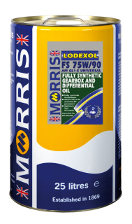 Morris LODEXOL FS 75W-90, GL4, GL5 - plně syntetický převodový olej, 25l