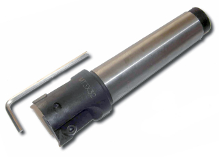 Frézovací nástroj s VBD - průměr 32 mm, 2 břity, kužel MK3, závit M12, Warco