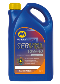 Morris Servol 10W-40, motorový olej - minerální základ, 5l