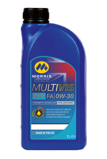 Morris Multivis ECO FA 0W-30, lehkoběžný, plně syntetický motorový olej, 1l
