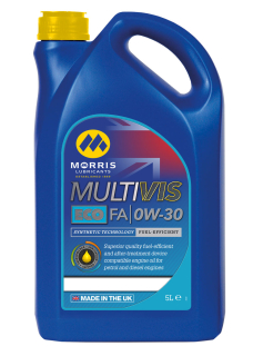 Morris Multivis ECO FA 0W-30, lehkoběžný, plně syntetický motorový olej, 5l