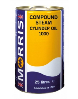 Morris Compound 1000 Steam Cylinder Oil - olej pro písty parních strojů, 25l