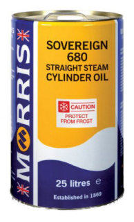 Morris Sovereign 680 Straight Steam Cylinder Oil - pro písty parních strojů, 25l