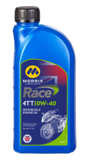 Morris Race 4TT 10W-40, olej pro 4-taktní závodní motocyklové motory, 1l