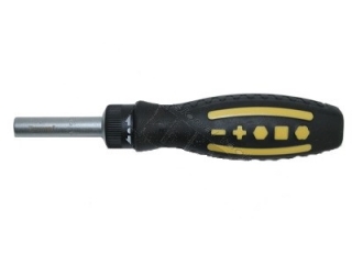Šroubovák pro bity 1/4", ráčnový, délka 190 mm, Triumf