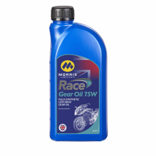 Morris Race Gear Oil, 75W (10W-40), GL5, závodní motocyklový převodový olej plně syntetický, 1l