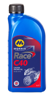 Morris Race C40, ricinový motorový olej - speedway, 1l